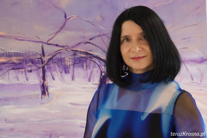 W związku z naturą. Wystawa malarstwa Renaty Pelczar w Krościenku Wyżnym [ZDJĘCIA]