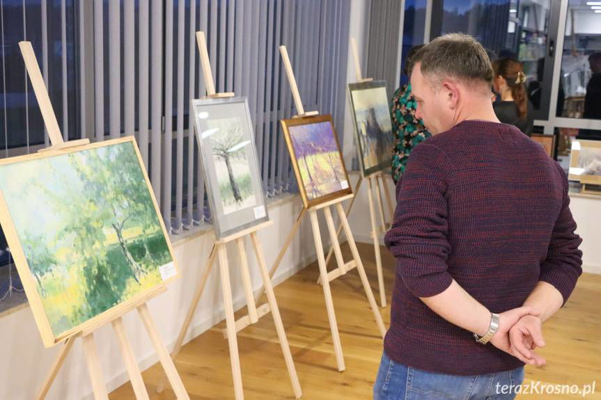 W związku z naturą. Wystawa malarstwa Renaty Pelczar w Krościenku Wyżnym [ZDJĘCIA]