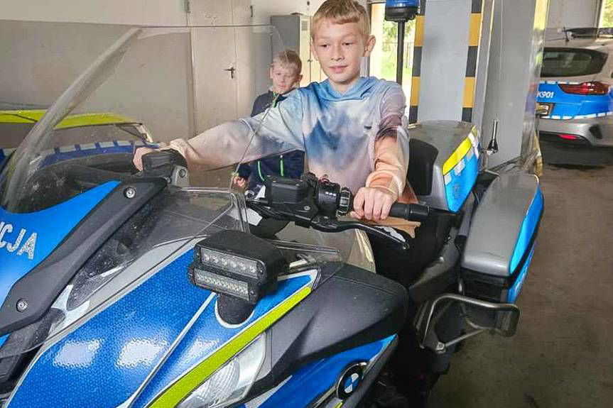 11-letni Janek nie spanikował, tylko działał. Policja podziękowała chłopcu za wzorową postawę