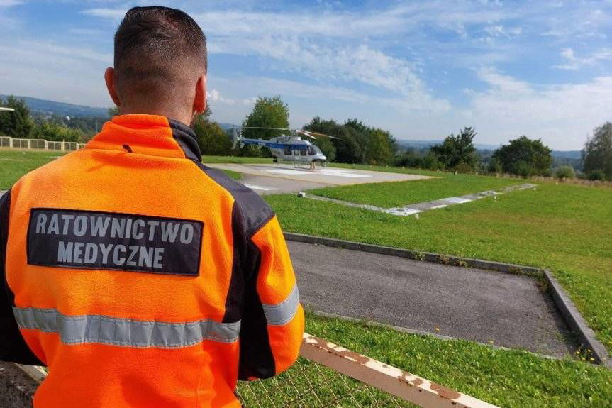 Z Krosna do Wrocławia w kilka chwil - śmigłowiec z sercem na pokładzie