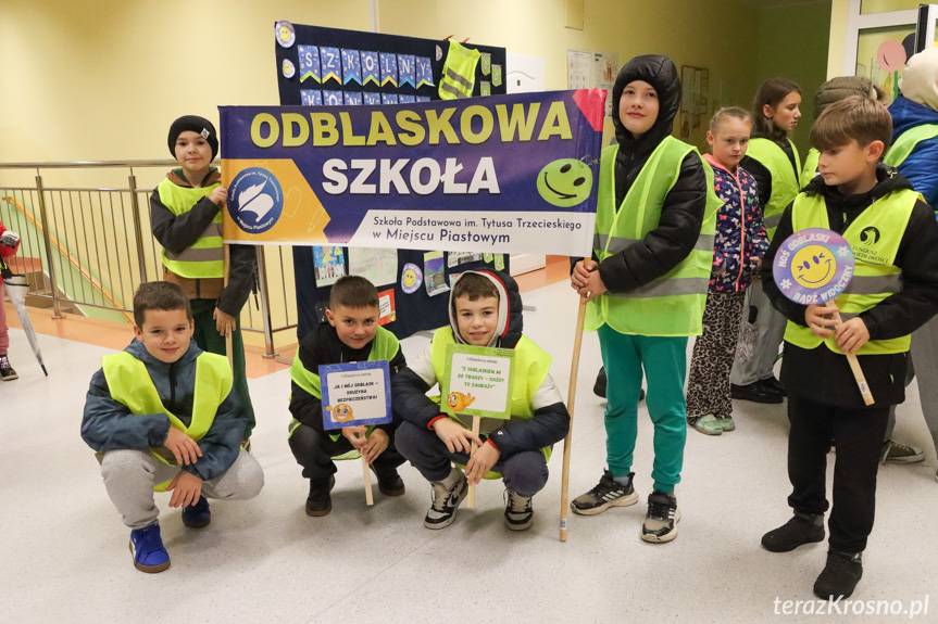 Odblaskowy patrol w Miejscu Piastowym [ZDJĘCIA]