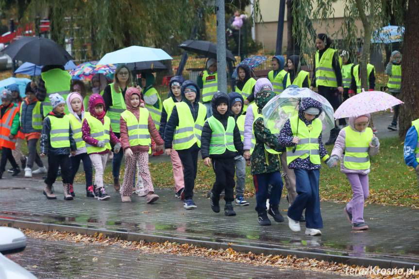 Odblaskowy patrol w Miejscu Piastowym [ZDJĘCIA]