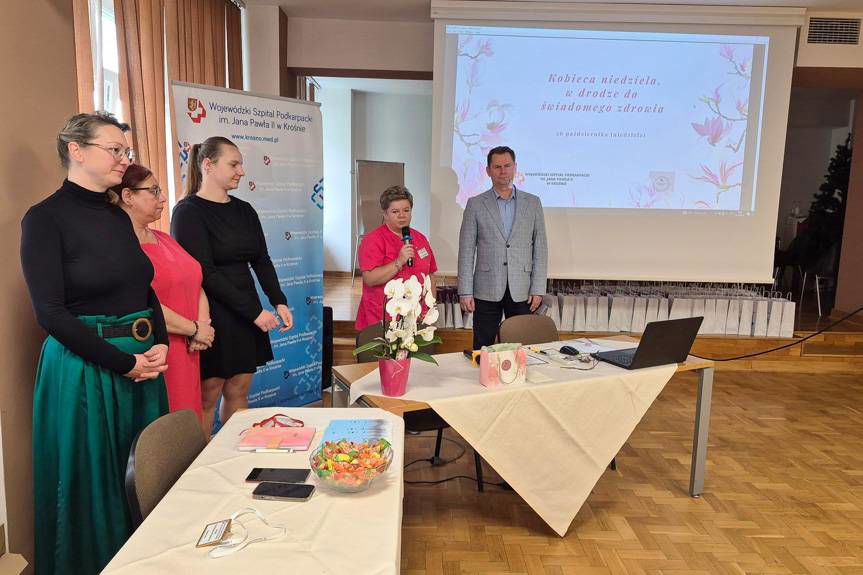 Siła kobiet i wiedzy - wyjątkowe spotkanie w krośnieńskim szpitalu