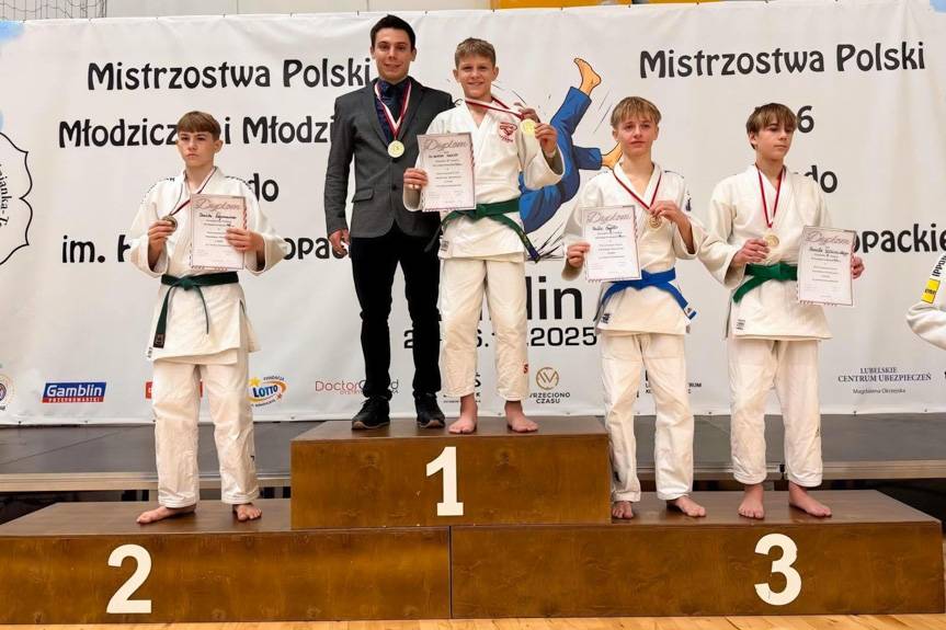 Paweł Szydło i Igor Braja na podium Mistrzostw Polski w Judo
