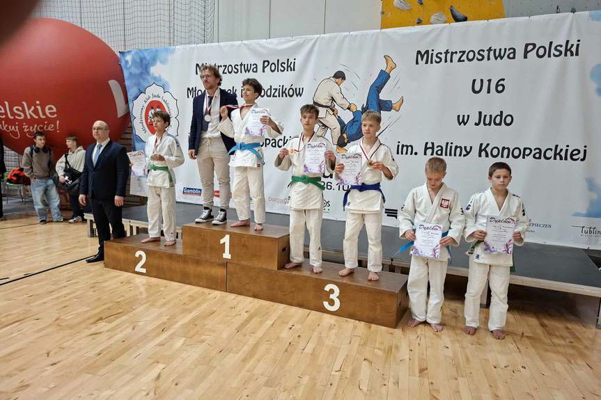 Paweł Szydło i Igor Braja na podium Mistrzostw Polski w Judo