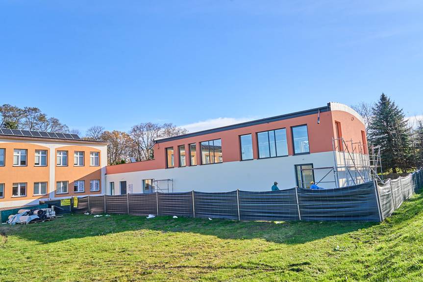 W Żarnowcu kończą się prace przy budowie sali sportowej