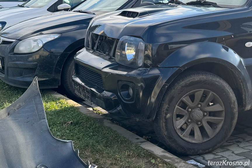 Dwa auta zderzyły się w Krośnie. Interweniowała policja
