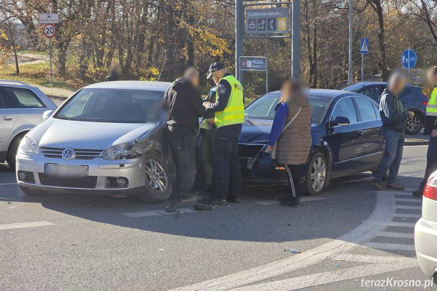 Stłuczka dwóch Volkswagenów 