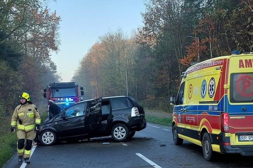Zdarzenie drogowe w miejscowości Tryńcza
