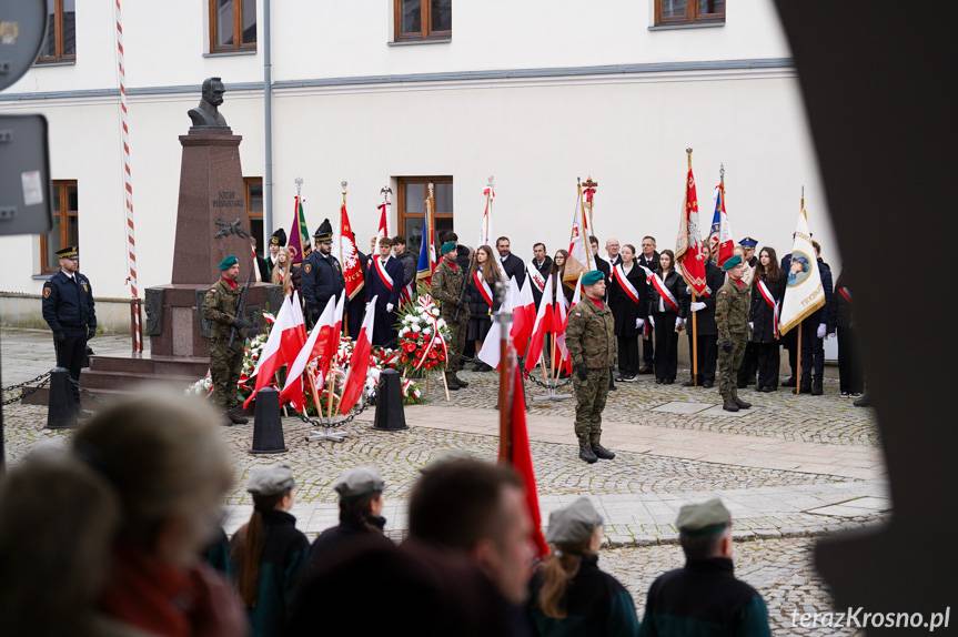Uroczyste obchody Święta Niepodległości w Krośnie