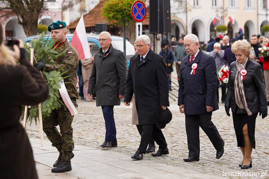 Uroczyste obchody Święta Niepodległości w Krośnie