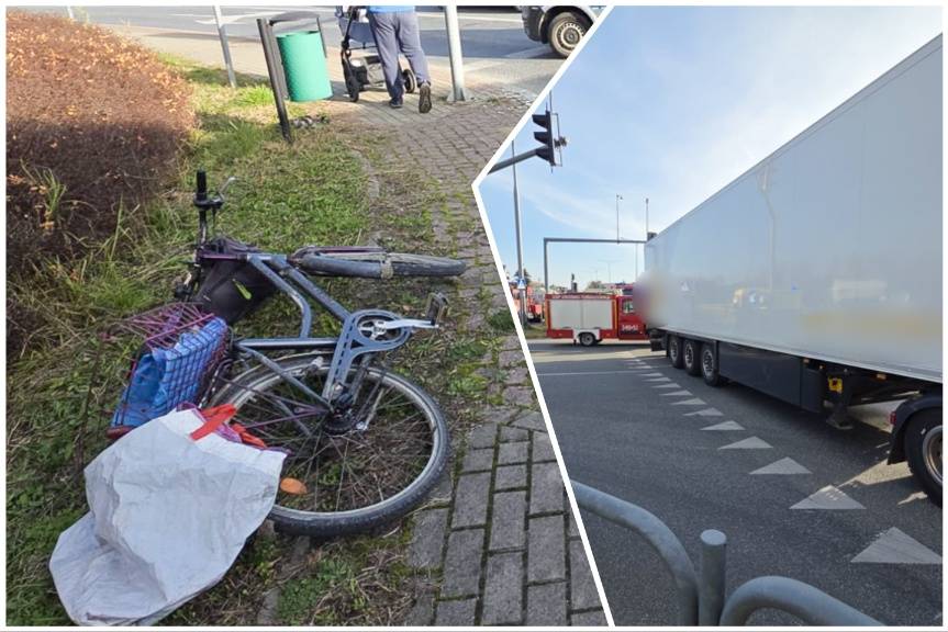 Krosno. Ciężarówka potrąciła rowerzystę
