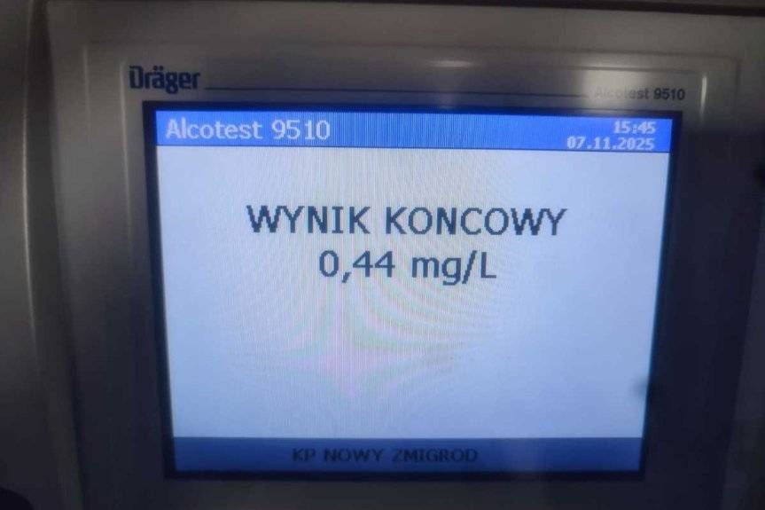 Dwukrotnie będąc w stanie nietrzeźwości, jechał do swojej ukochanej