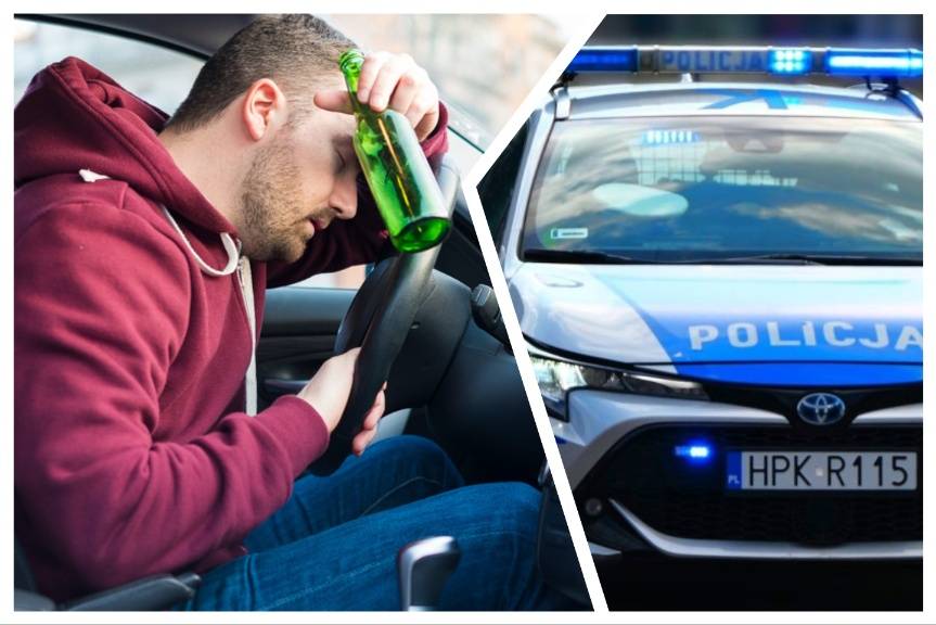46-latek z blisko 2,5 promila zatrzymany dzięki czujności policjanta