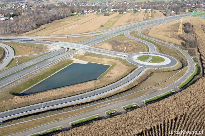 Węzeł Krosno zmienia krajobraz komunikacyjny regionu [ZDJĘCIA, FILM]