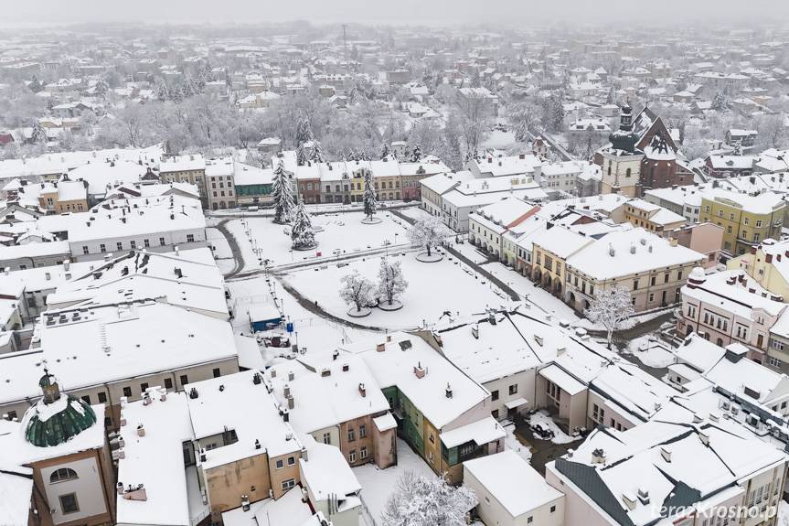 Krosno zachwyca zimową scenerią [ZDJĘCIA]