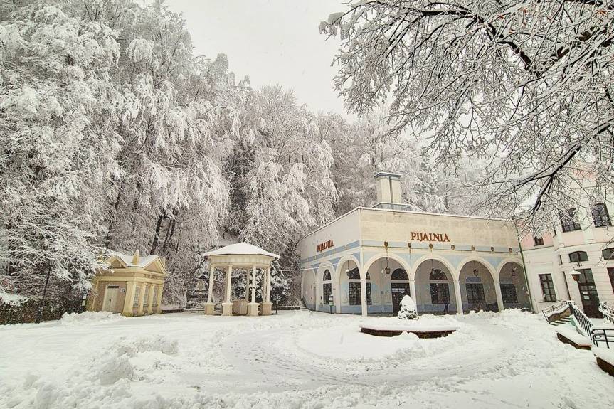 Iwonicz-Zdrój w śnieżnej odsłonie