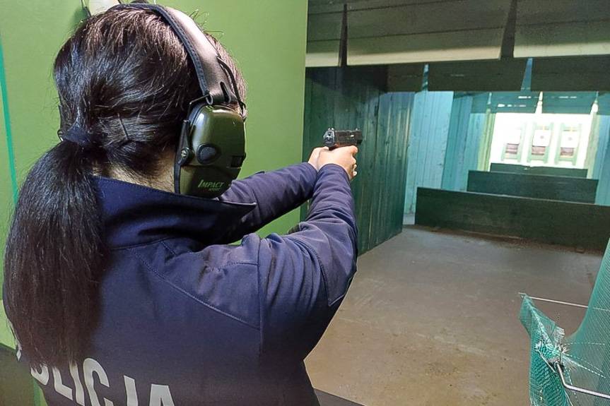 Policjanci rywalizowali na strzelnicy