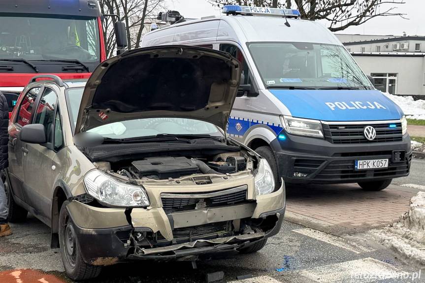 Stłuczka na Czajkowskiego w Krośnie