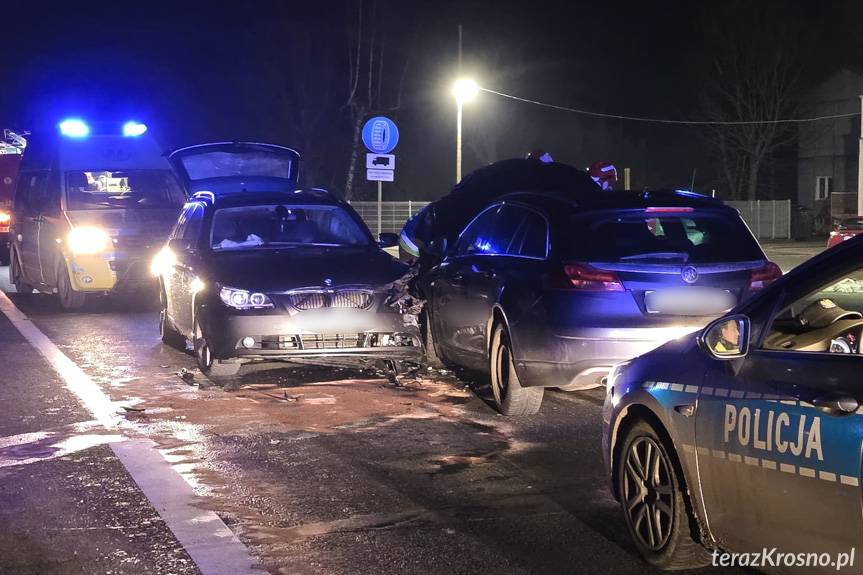 Potok. Zderzenie samochodów