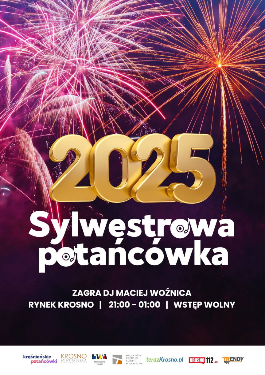 Potańcówka sylwestrowa w centrum miasta