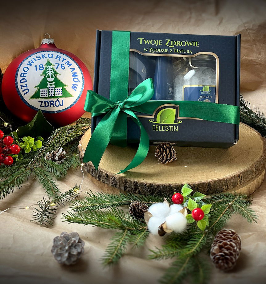 Świąteczne prezenty z serca natury. Uzdrowisko Rymanów zaprasza do wyjątkowej zimowej kolekcji prezentów