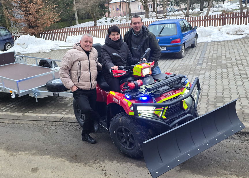 Specjalistyczny sprzęt terenowy trafił do strażaków z Krempnej