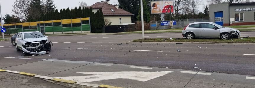 Wypadek na Podkarpackiej w Rzeszowie