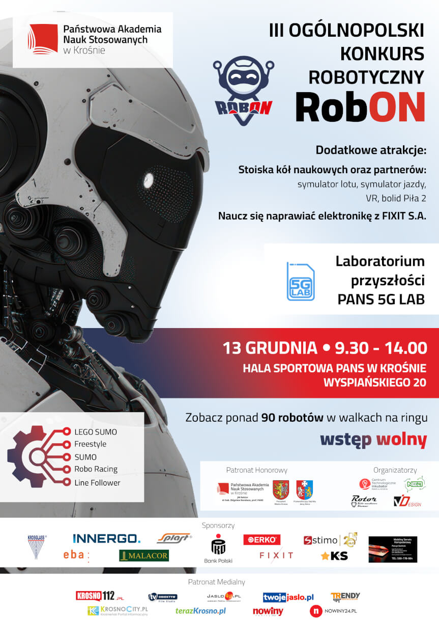 III Ogólnopolski Konkurs Robotyczny RobON w Krośnie