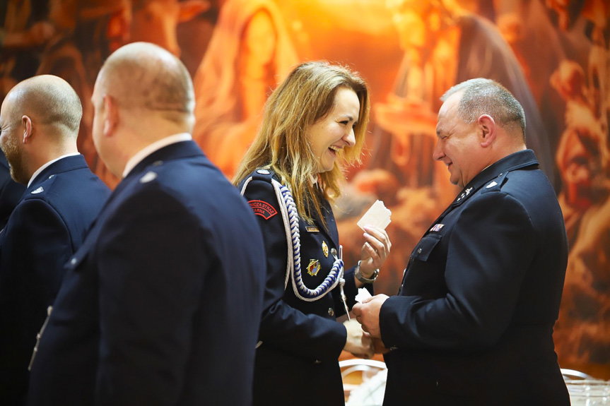 spotkanie strażaków w Poniebylu