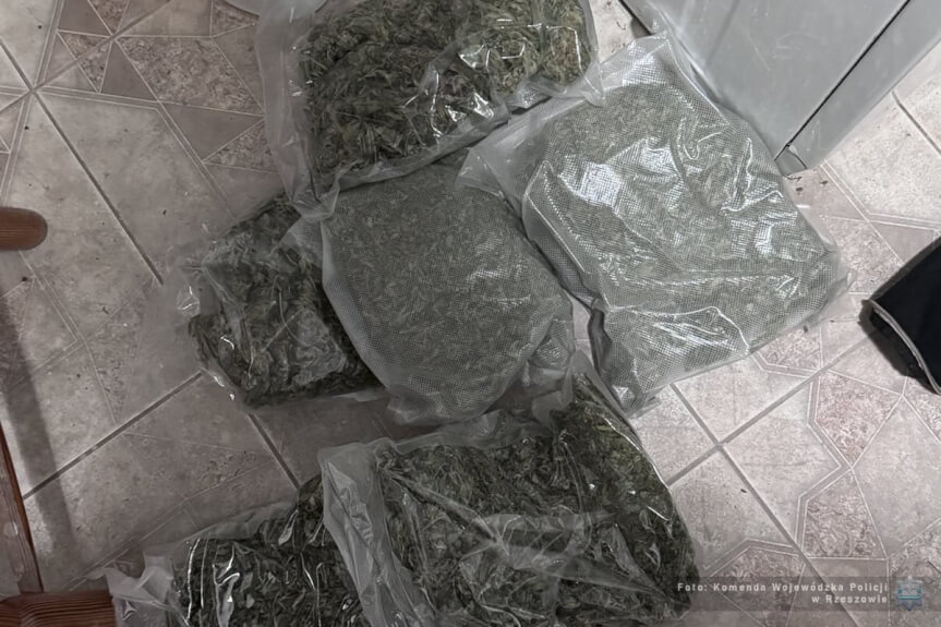 Policjanci przejęli prawie kilogram narkotyków. Zatrzymany 36-latek