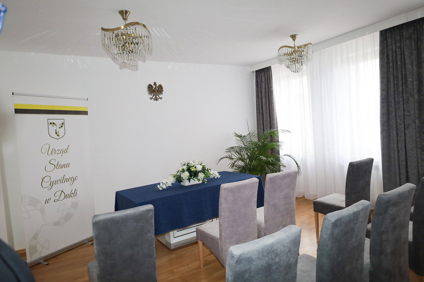 Sala ślubów po modernizacji
