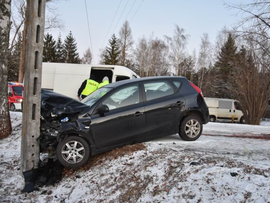 Wypadek w Smolarzynach