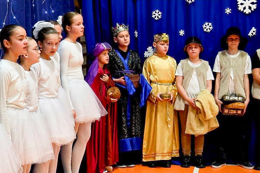 Świąteczna magia w wykonaniu najmłodszych