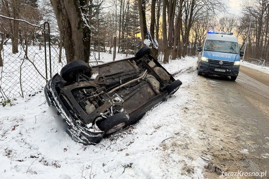 Krościenko Wyżne. Straciła panowanie nad autem