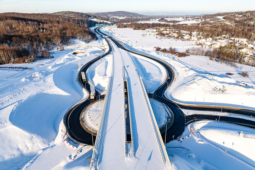 Nowy odcinek Via Carpatia S19 Iskrzynia - Dukla ponad miesiąc po otwarciu