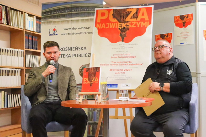 Promocja książki dra Karola Wałachowskiego o byłych stolicach województw w Krośnie