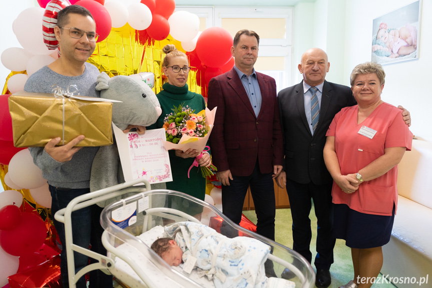 Alicja - pierwsze dziecko urodzone w 2026 roku w krośnieńskim szpitalu!