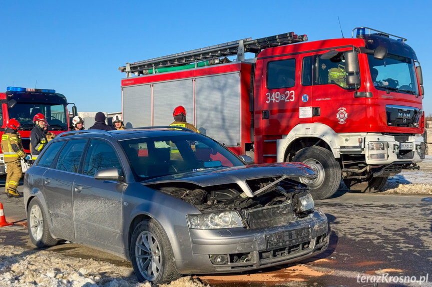 Kolizja na DK28 między Iwoniczem a Klimkówką