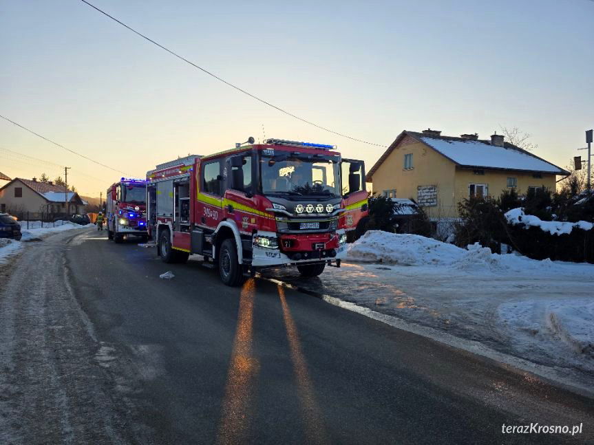 Bratkówka. Pożar w domu