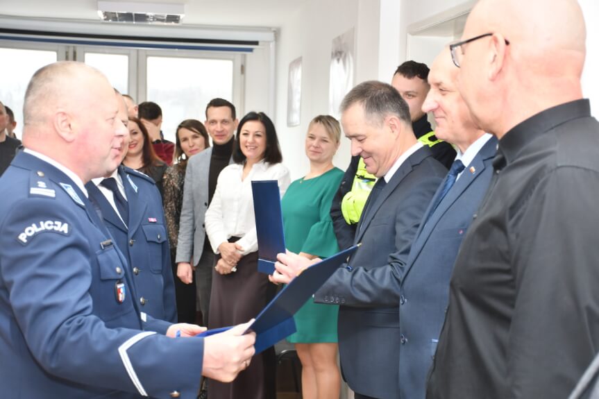 pożegnanie policjantów