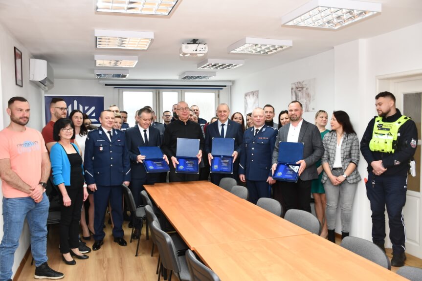 Pożegnanie funkcjonariuszy przechodzących na emeryturę