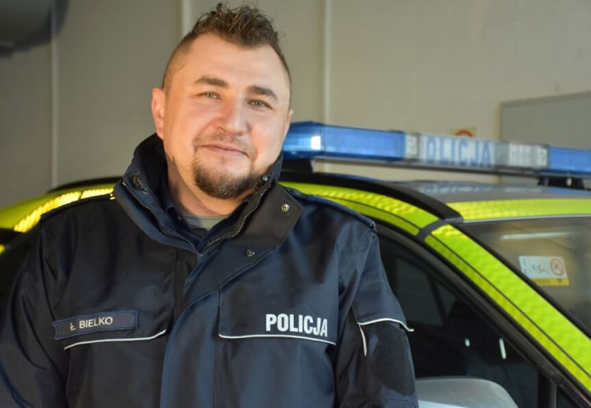 Uważność funkcjonariusza zapobiegła najgorszemu