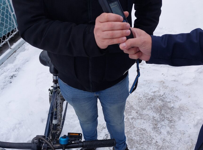 Mandat 1000 złotych dla pijanego rowerzysty
