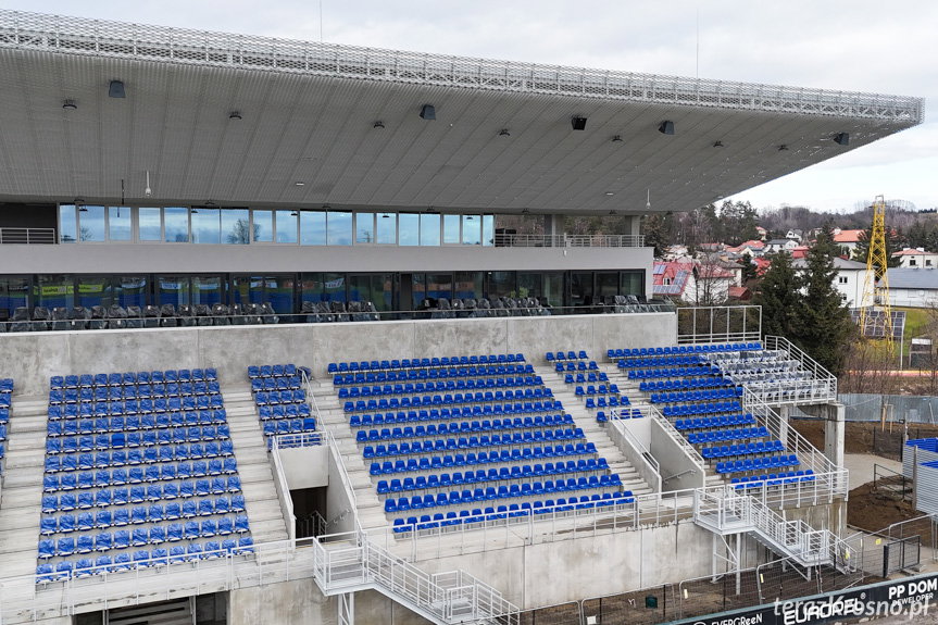 Stadion przy Legionów zmienił oblicze. Trybuna główna w pełnej okazałości [ZDJĘCIA]