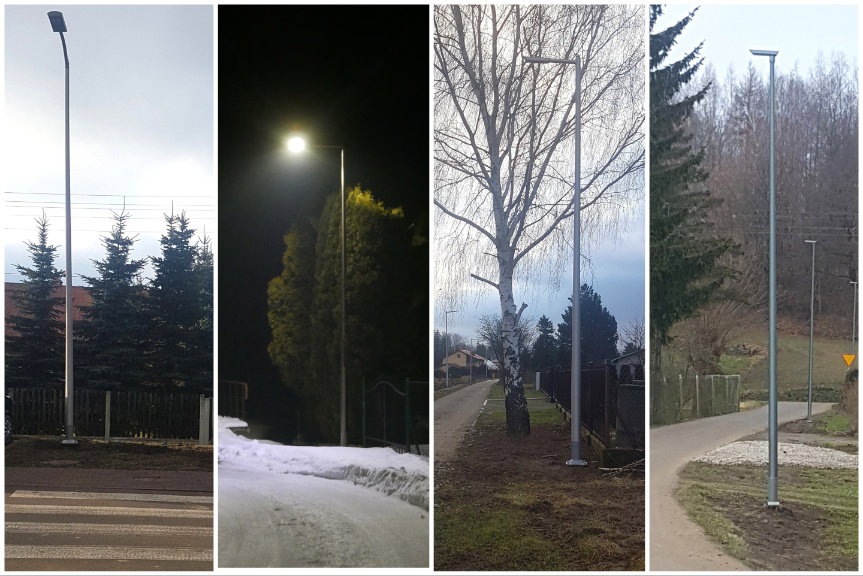 Nowe oświetlenie uliczne w Gminie Miejsce Piastowe