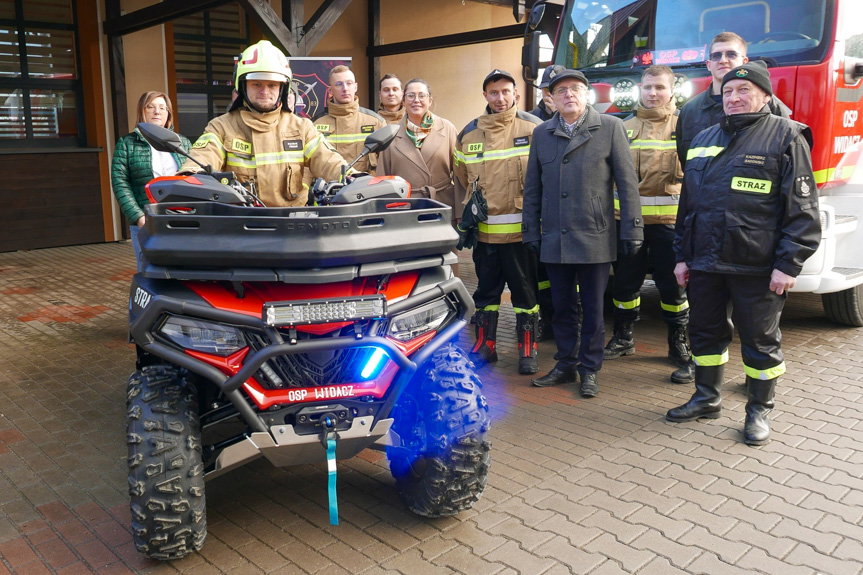 Strażacy z OSP Widacz otrzymali nowy quad