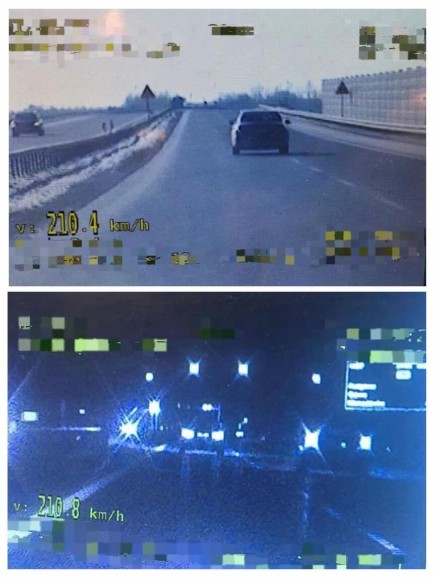 Jechali z prędkością 210 km/h drogą ekspresową S19