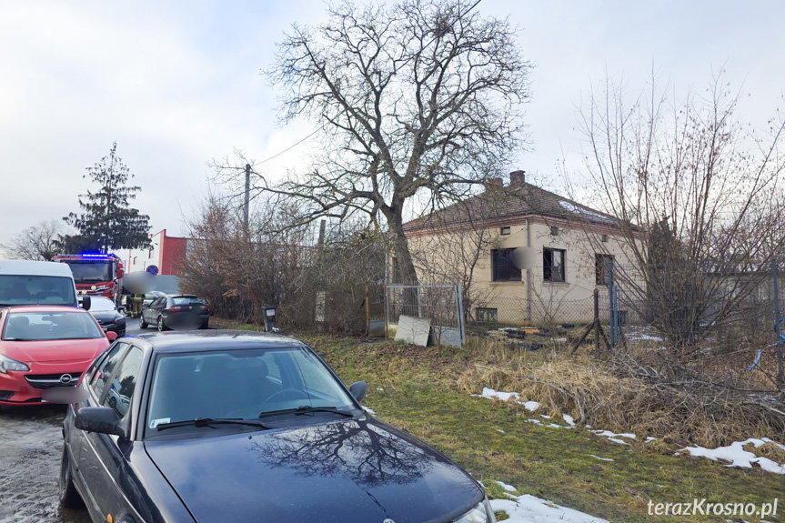 Krosno. Zadymienie w domu