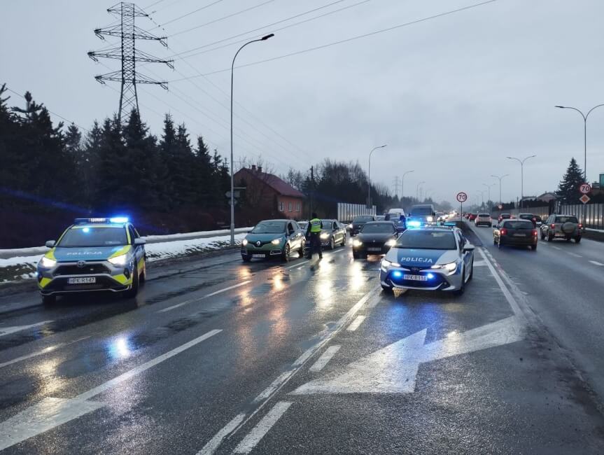 Treźwy poranek na drogach Rzeszowa i powiatu